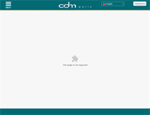 Tablet Screenshot of cdmworldagency.fr